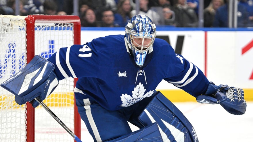 Maple Leafs&#39; Anthony Stolarz Blown Away by the Talent of rookie Dennis Hildeby
