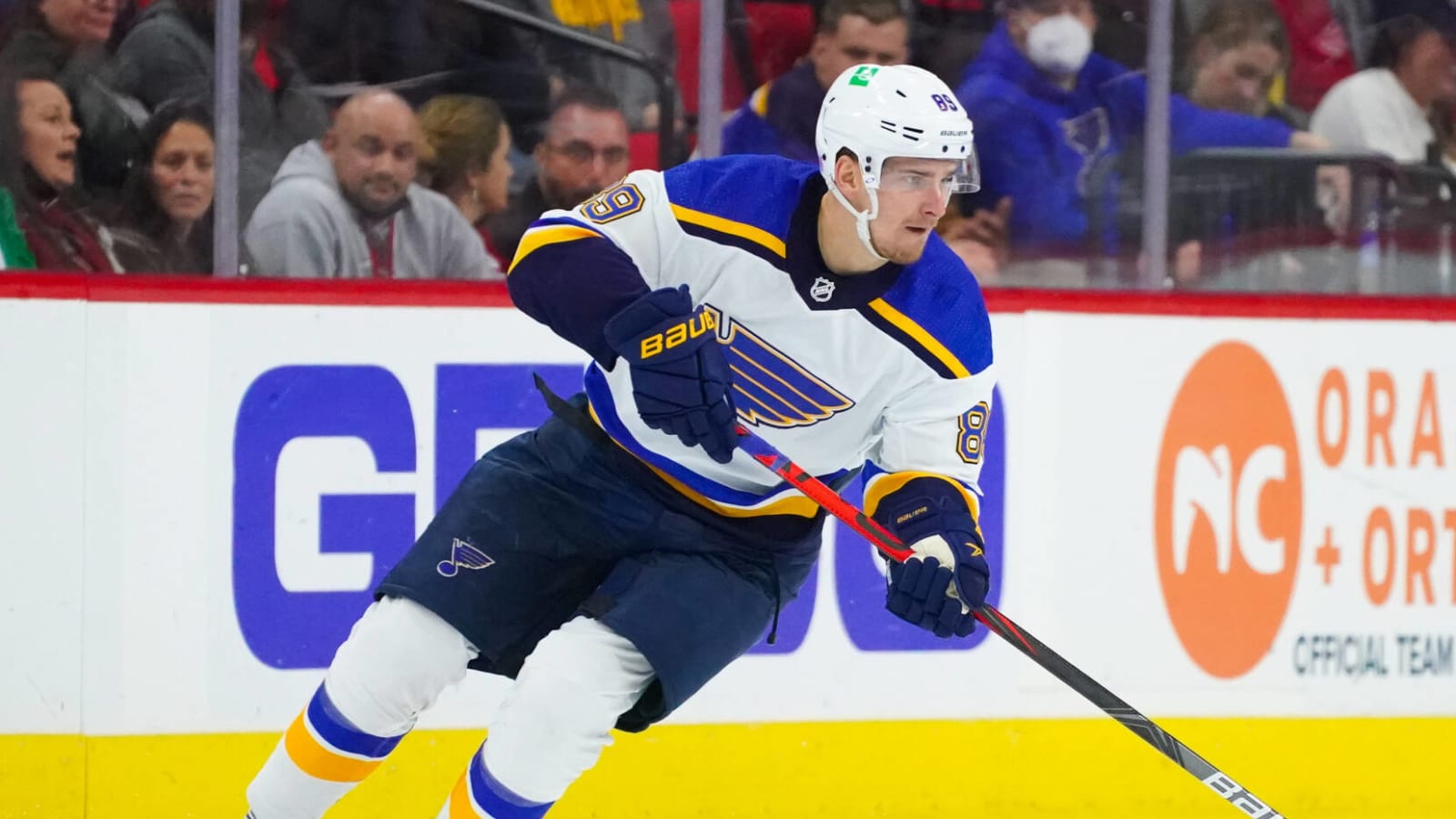 Blues' Buchnevich in concussion protocol, out Thursday