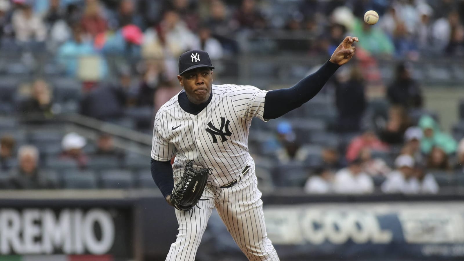 Aroldis Chapman Happy To Be Back With New York Yankees