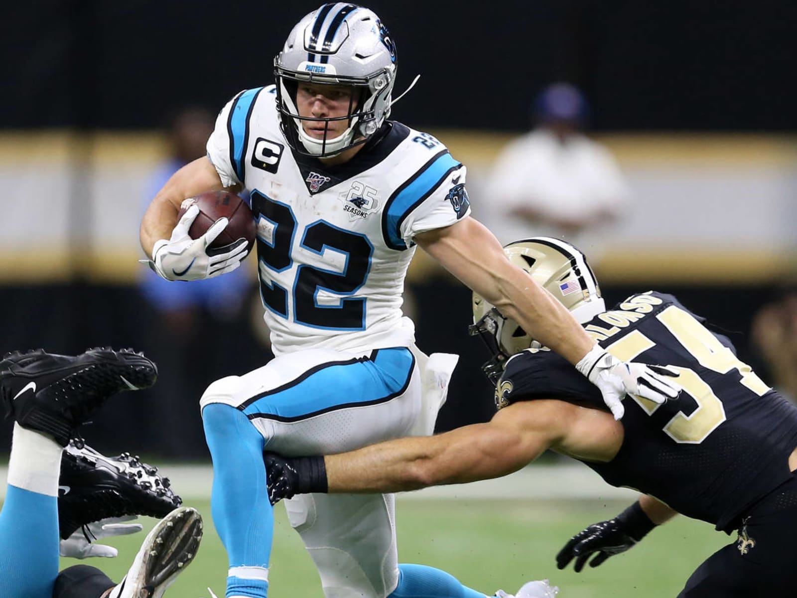 Carolina Panthers' Christian McCaffrey 'most skilled white dude in NFL  history,' teammate says