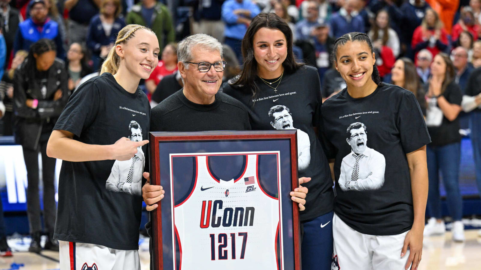 UConn brings out goat after Geno Auriemma makes NCAA history