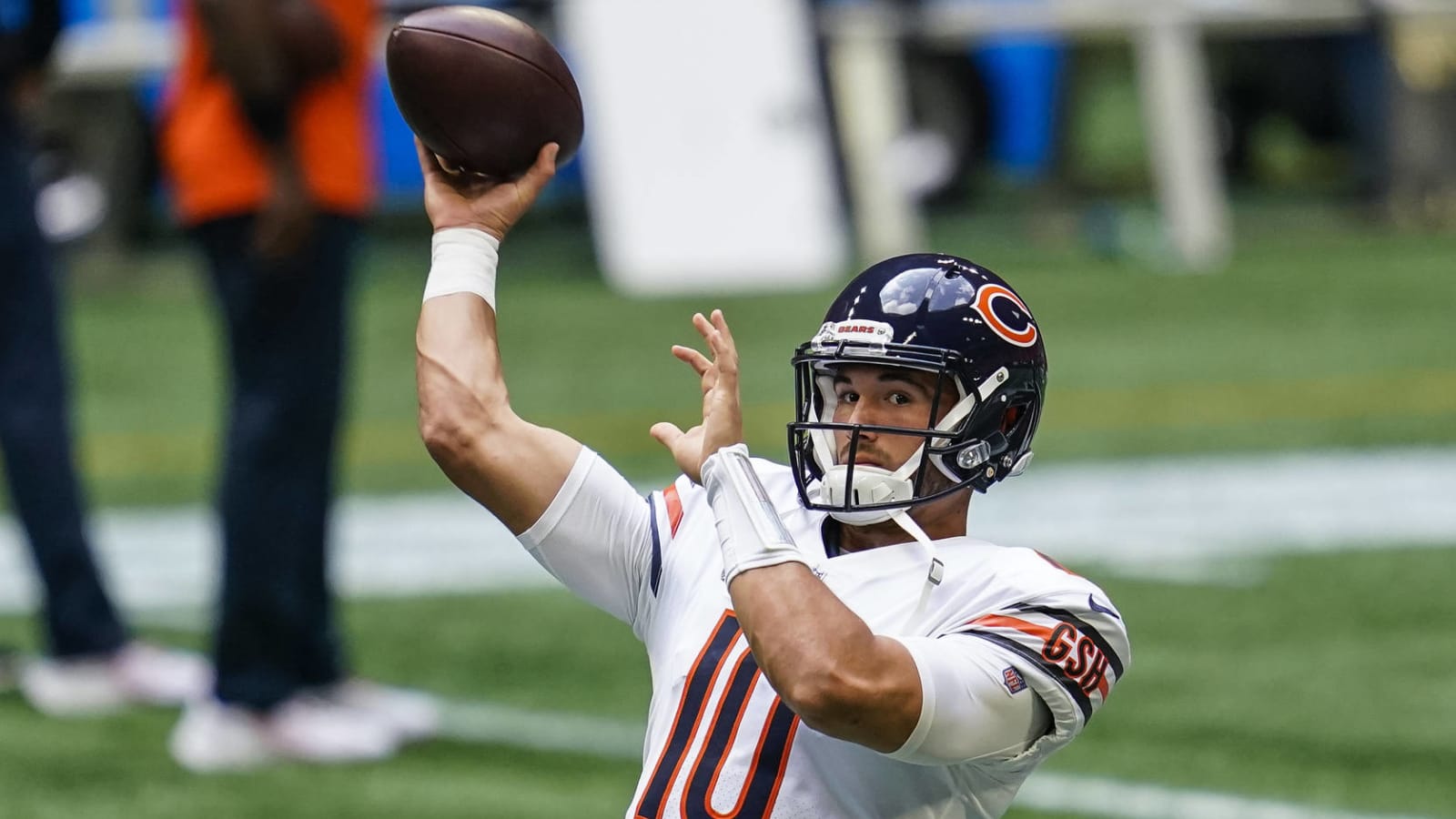 NFL world reacts to Mitchell Trubisky getting benched