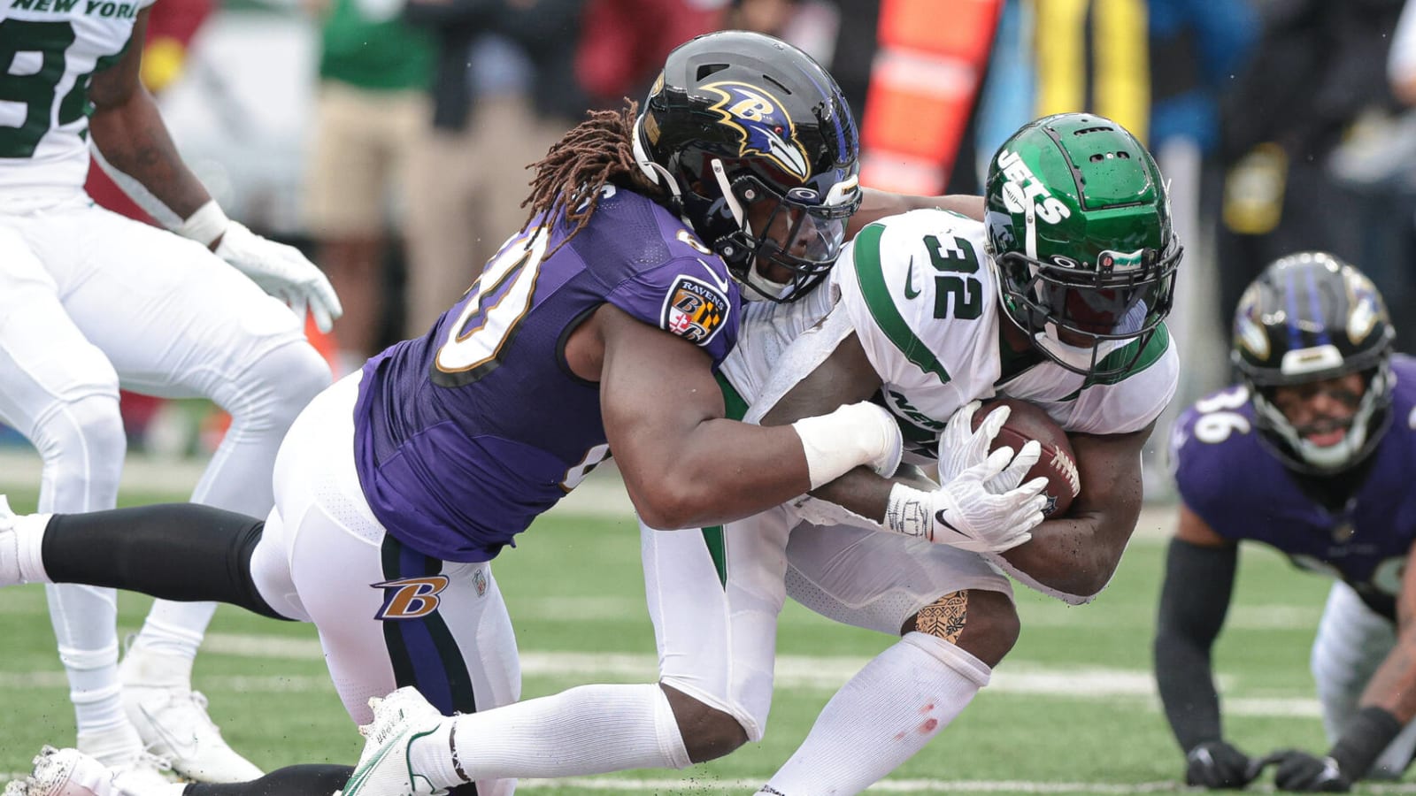 Ravens defense continues to be a nightmare for the Jets with a forced  fumble