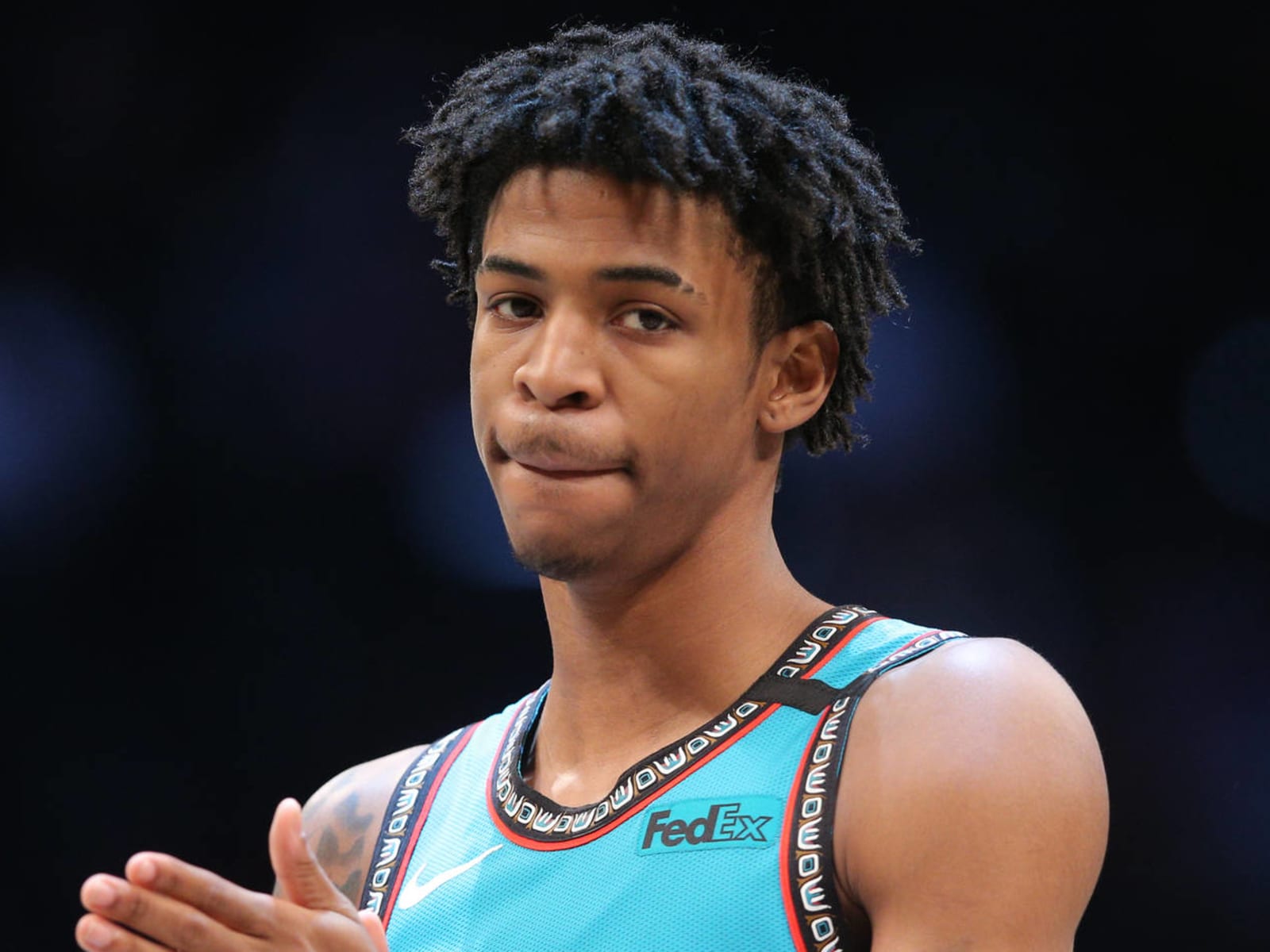 Nick DePaula on X: Ja Morant debuts his new “JA 12” personal logo as he  arrives in Orlando. He and several players spent their quarantine break  working on personal branding concepts &