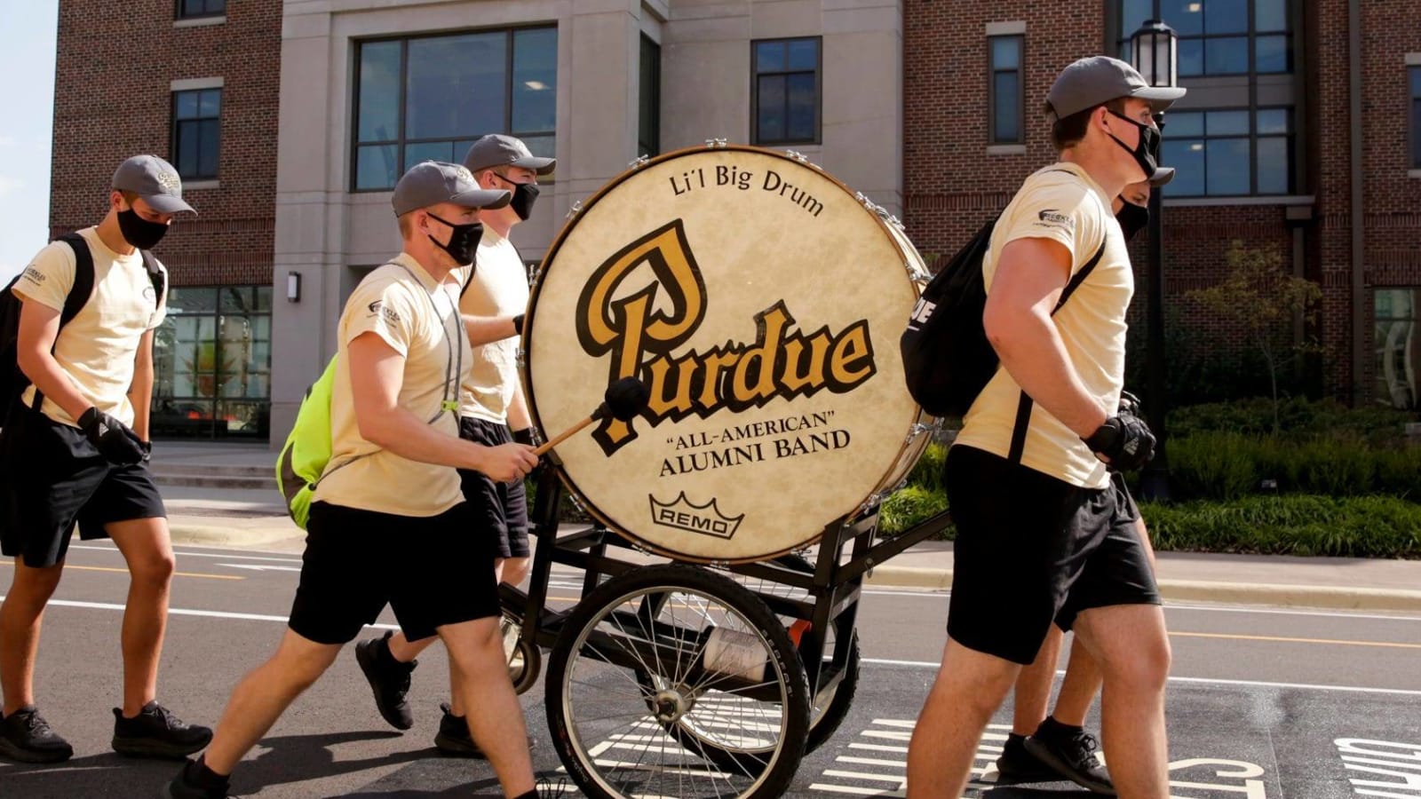 Purdue's famous drum too big to take to Notre Dame Stadium