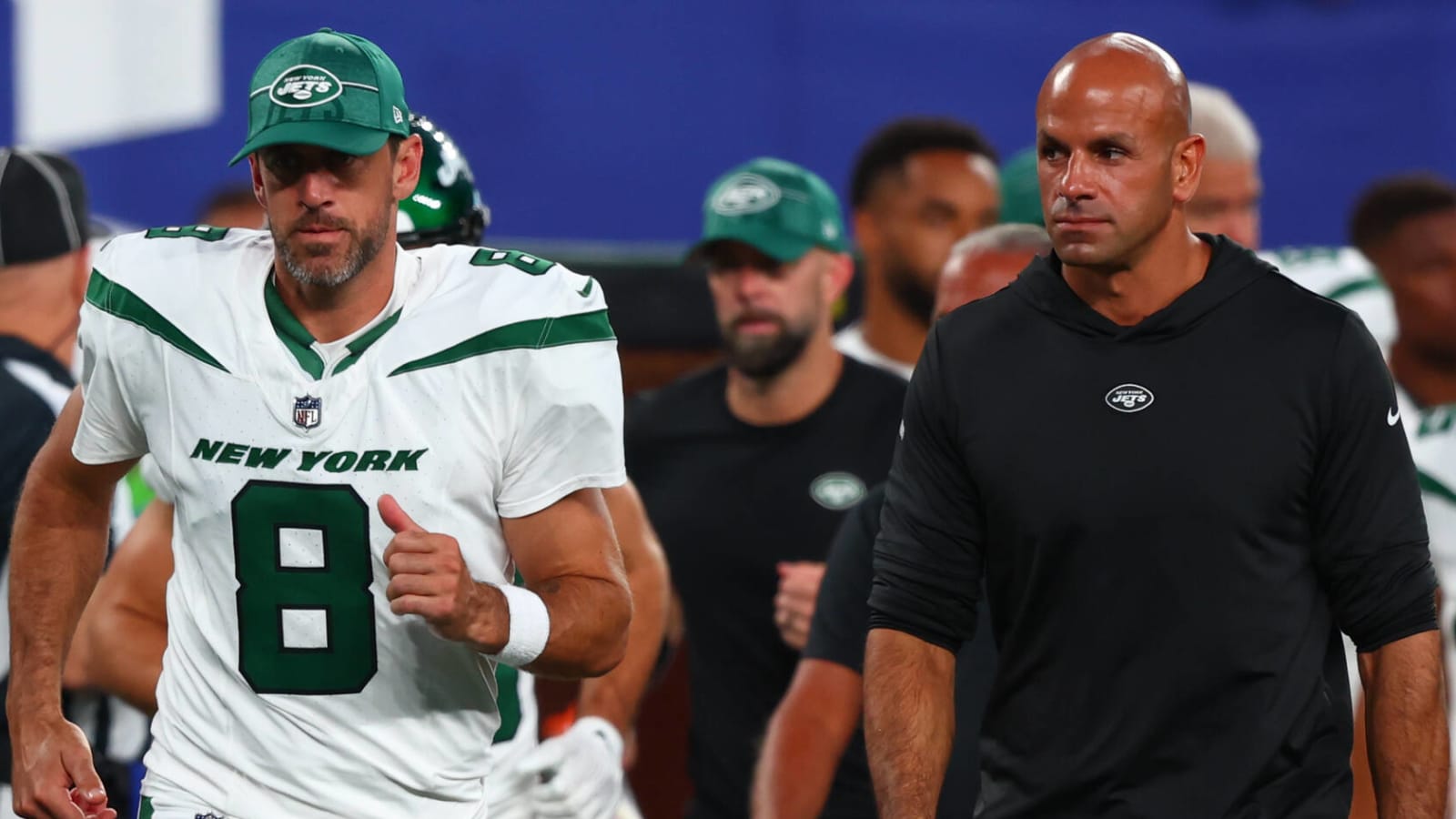 Jets' Saleh explains staying confident after Rodgers injury