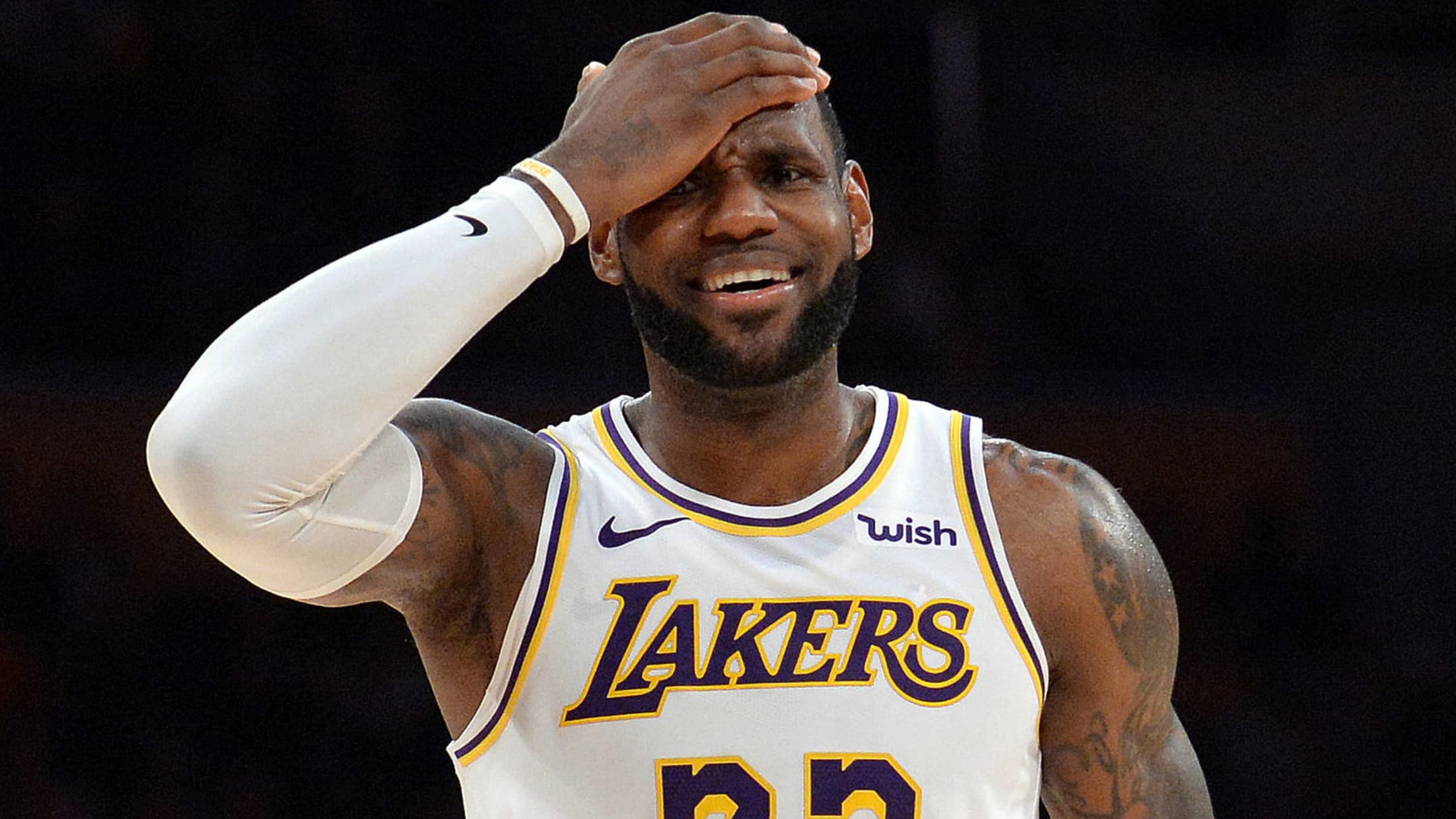 LeBron James - Los Angeles Lakers - Game-Worn Icon Edition Jersey - Worn 2  Games - Recorded 2 Double-Doubles - 2019-20 NBA Season Restart