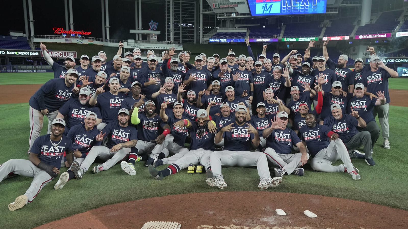 Atlanta Braves Legend Champions Mlb Baseball East Division Men