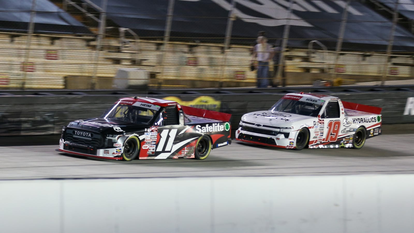 Corey Heim, Christian Eckes battling for regular-season title as Truck Series heads to Nashville
