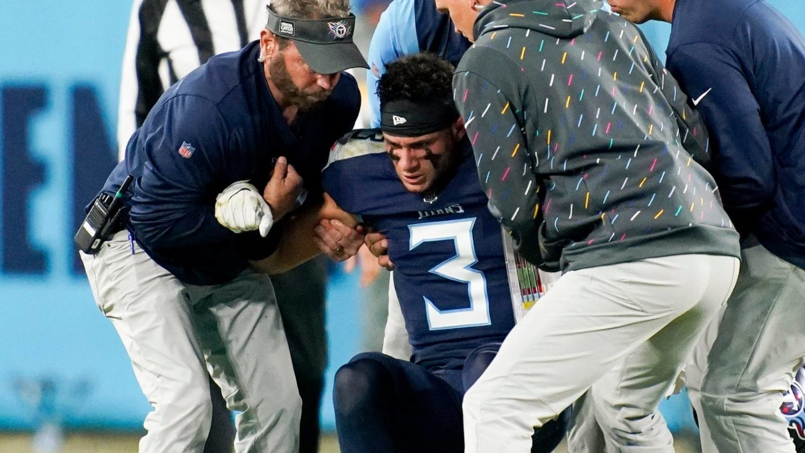 Titans CB Caleb Farley has torn ACL, done for season