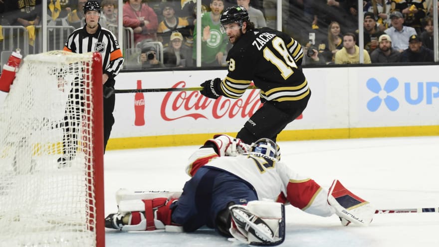 Watch: Bruins strike first in Game 6 with cool backhand goal