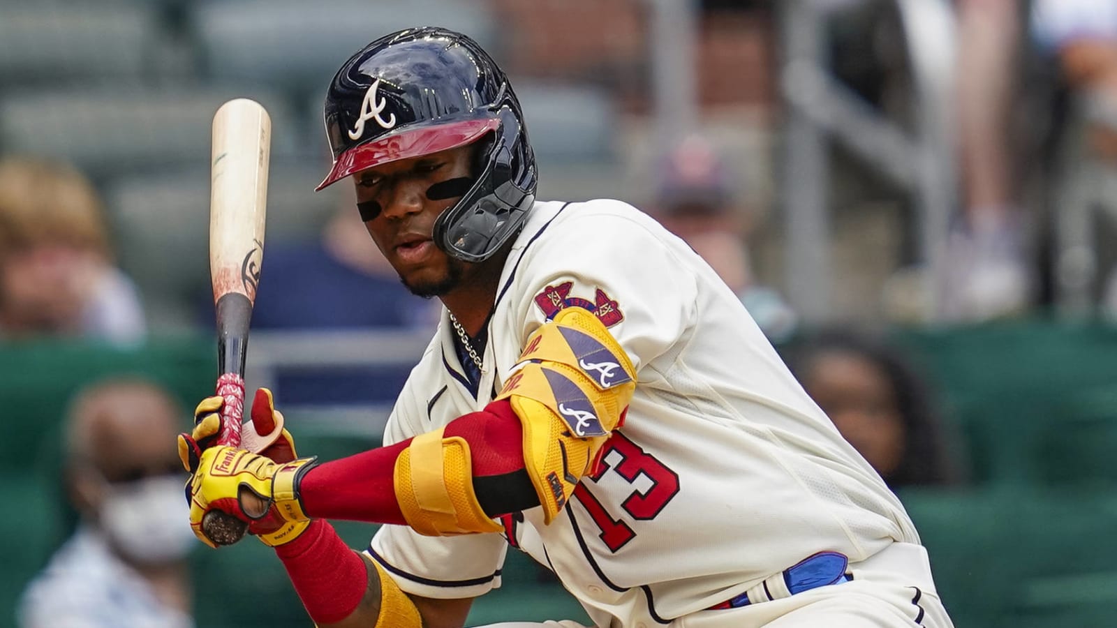 Ronald Acuna Jr. exits with pectoral tightness