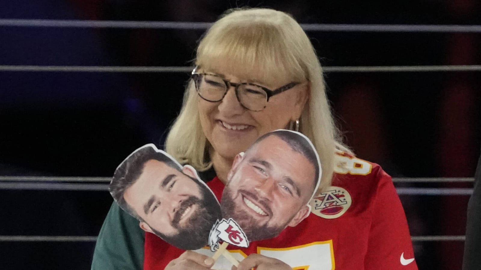 Donna Kelce shows support for both sons ahead of Super Bowl