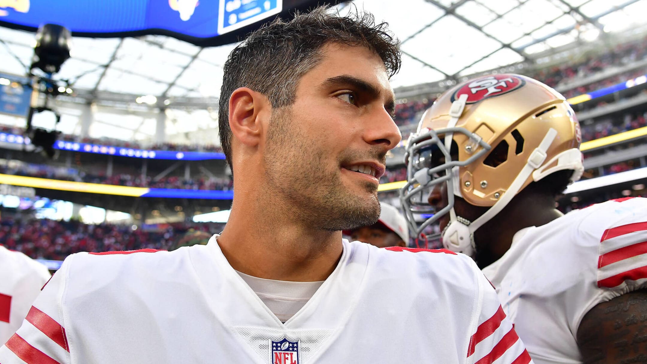 Former player links Jets with Jimmy Garoppolo over Aaron Rodgers