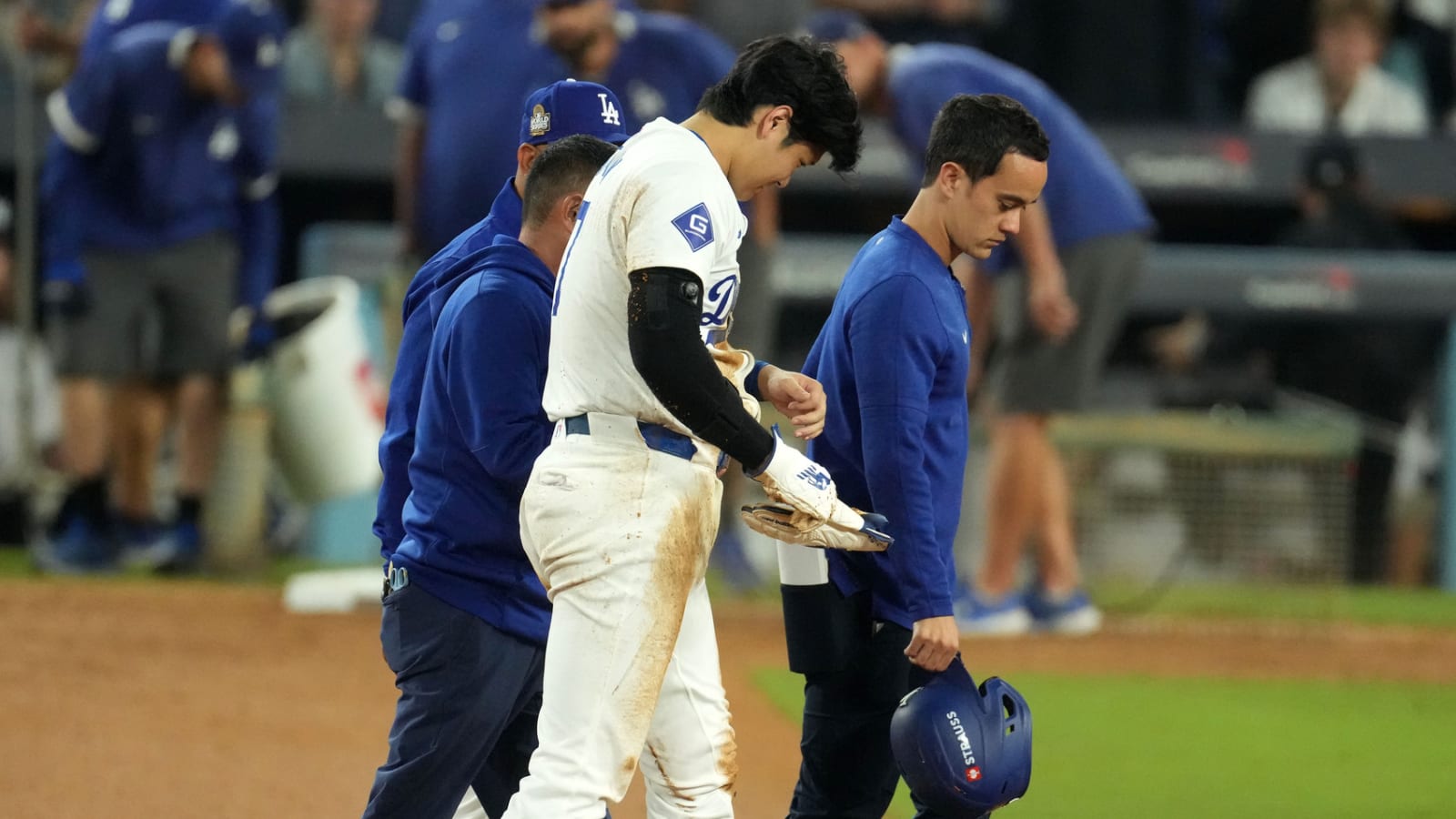 World Series Game 2 takeaways: Shohei Ohtani's shoulder injury overshadows Dodgers win