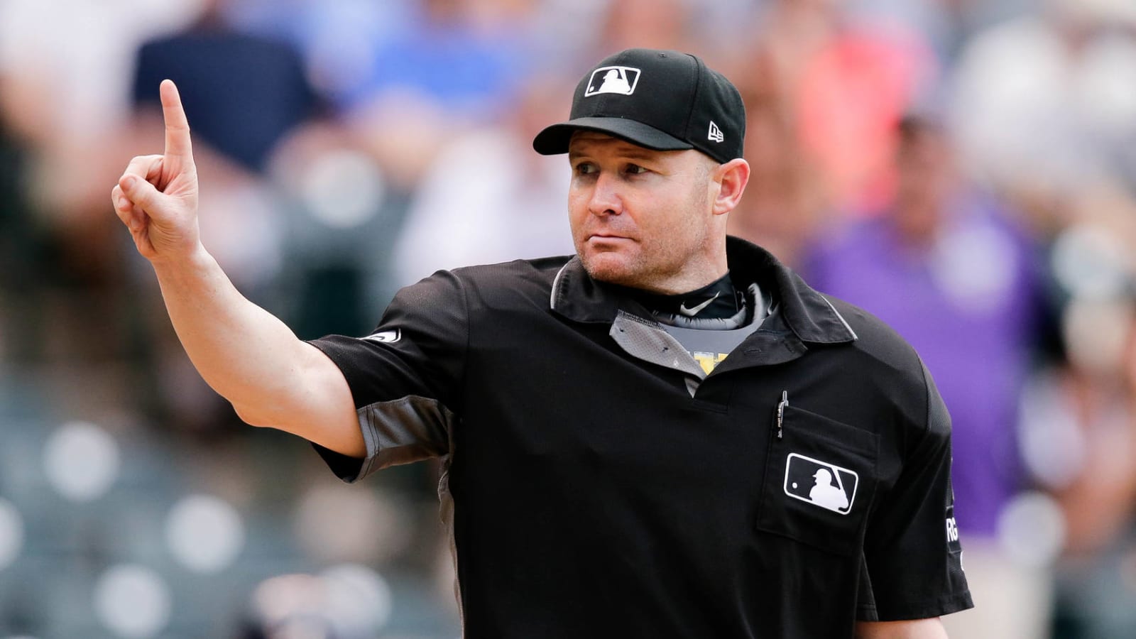 Umpire Mike Estabrook spent the weekend ejecting Brewers