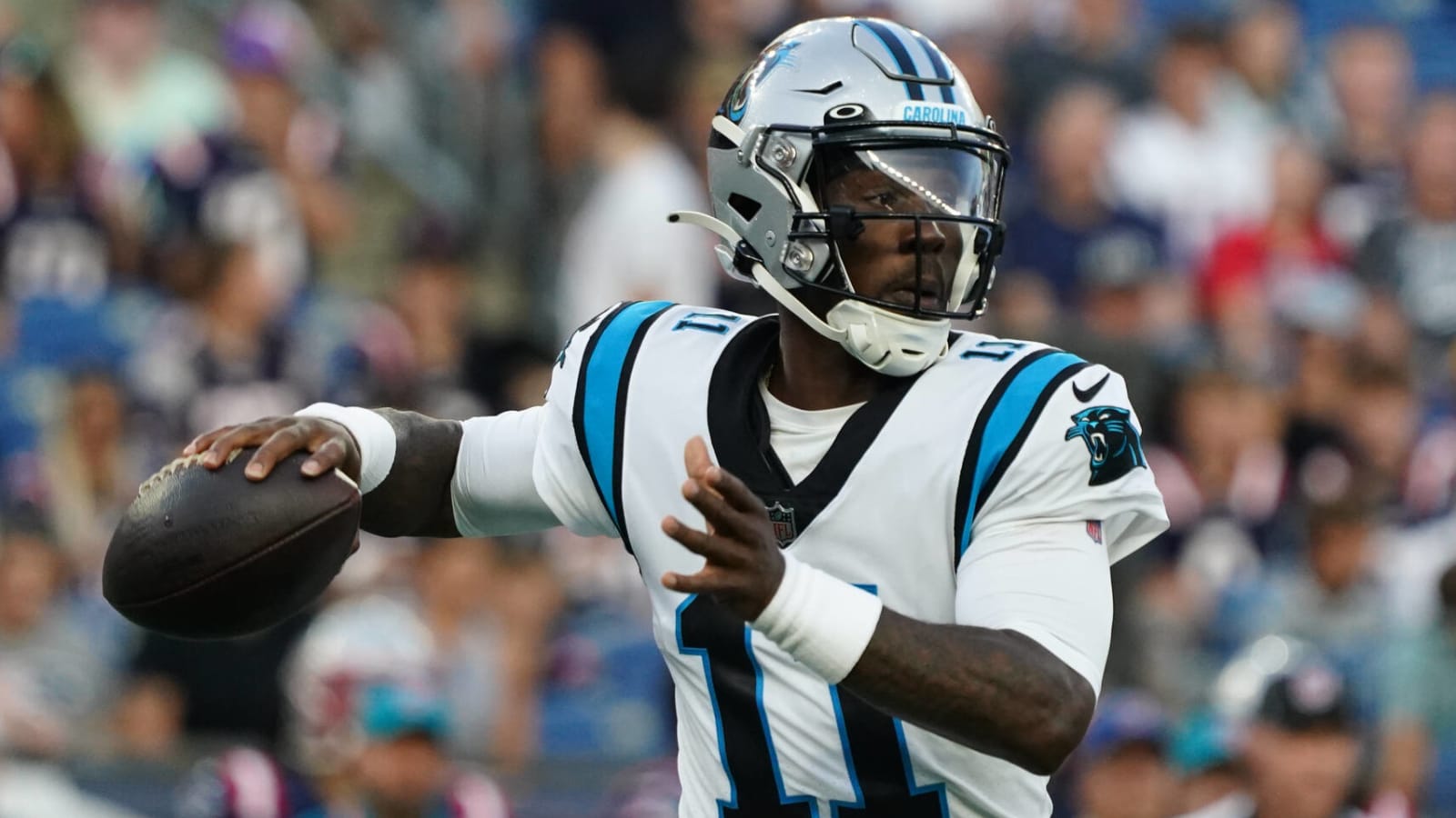 P.J. Walker injury update: Panthers QB out for Week 11, Baker Mayfield to  start - DraftKings Network