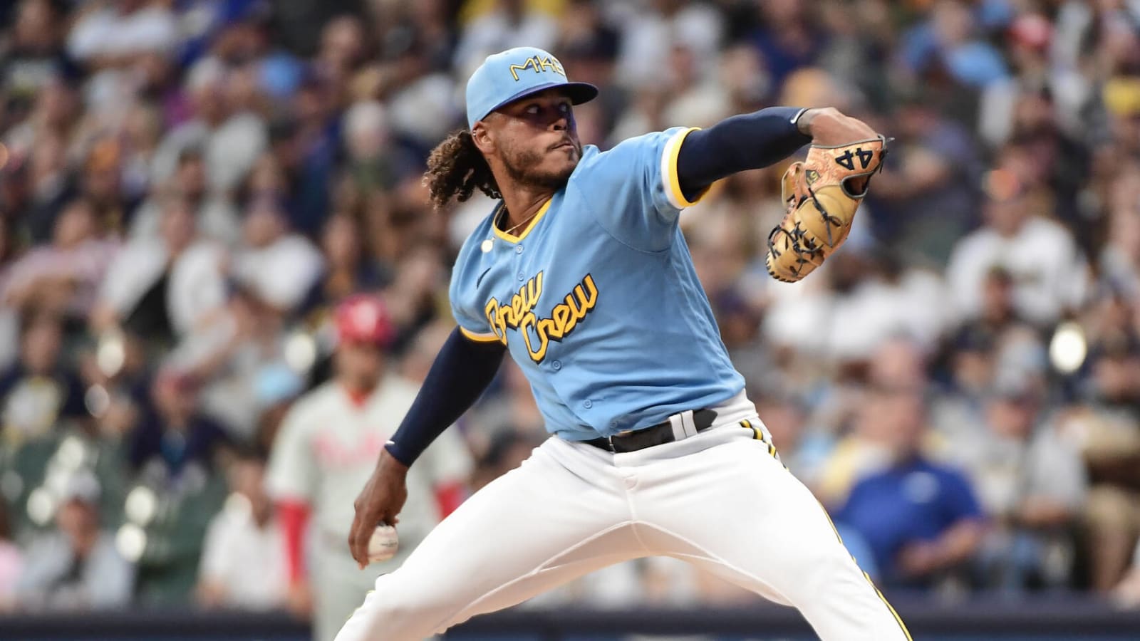 Brewers hurler sets franchise record for strikeouts in seven-game stretch