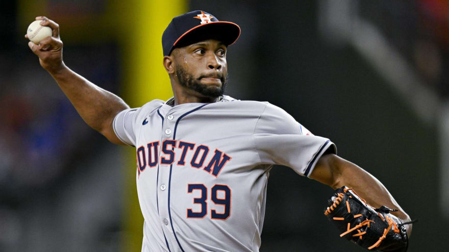 Astros release right-handed pitcher