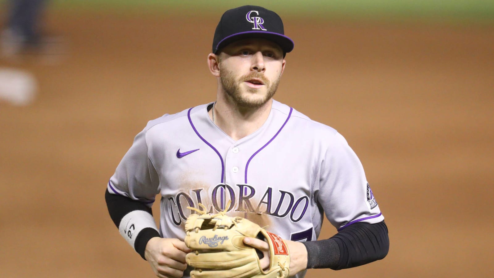 Colorado Rockies Game-Used Father's Day Jersey - Trevor Story