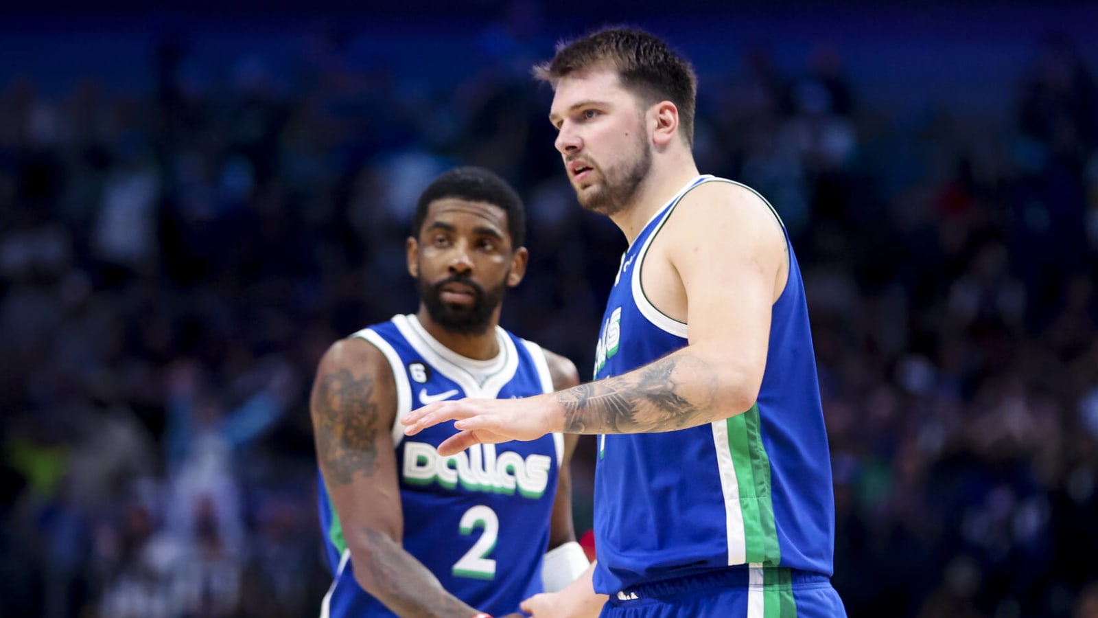 Mavericks have mishap with their in-season tournament court