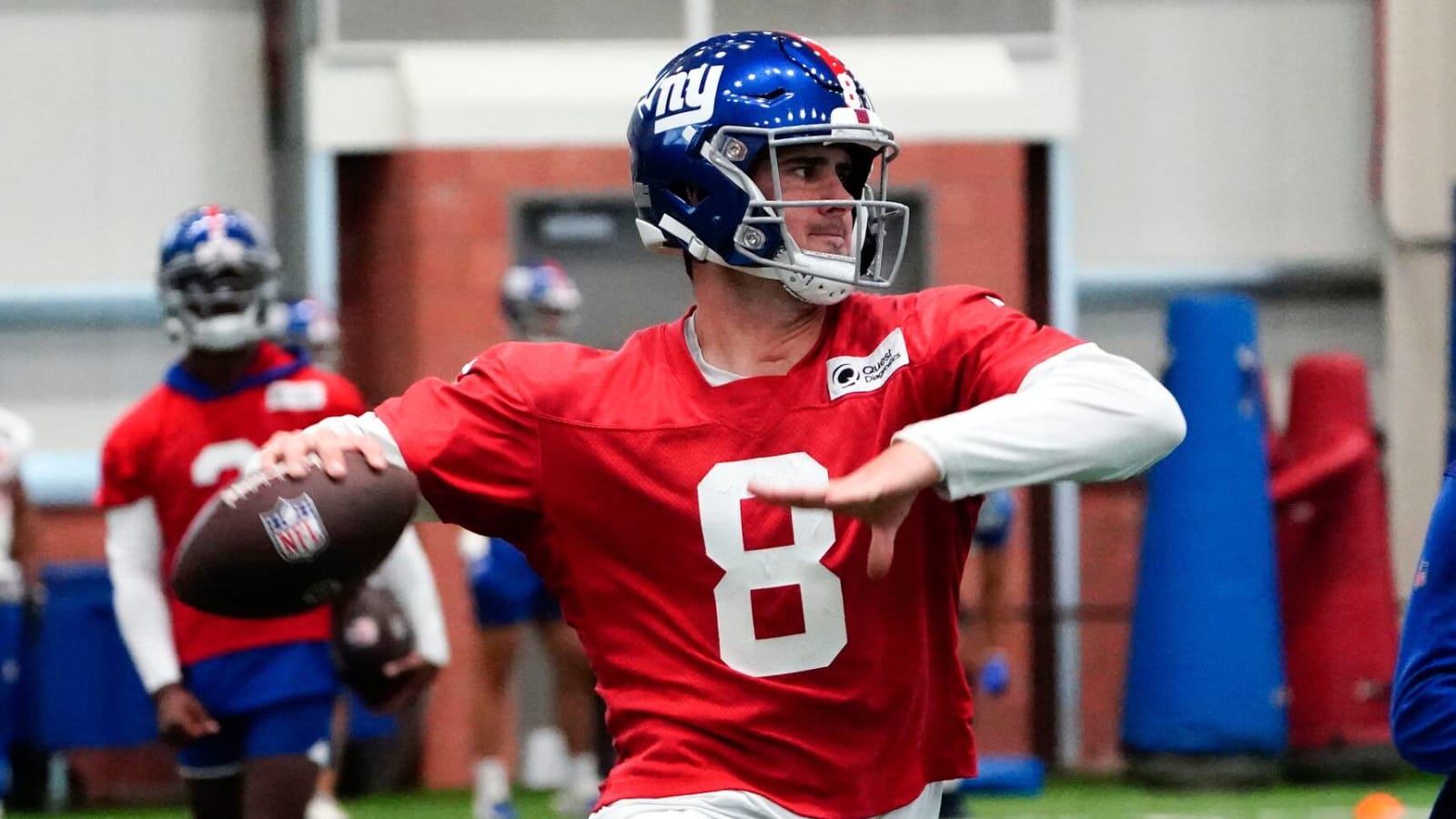 Daniel Jones learning to 'go down earlier' to avoid injuries