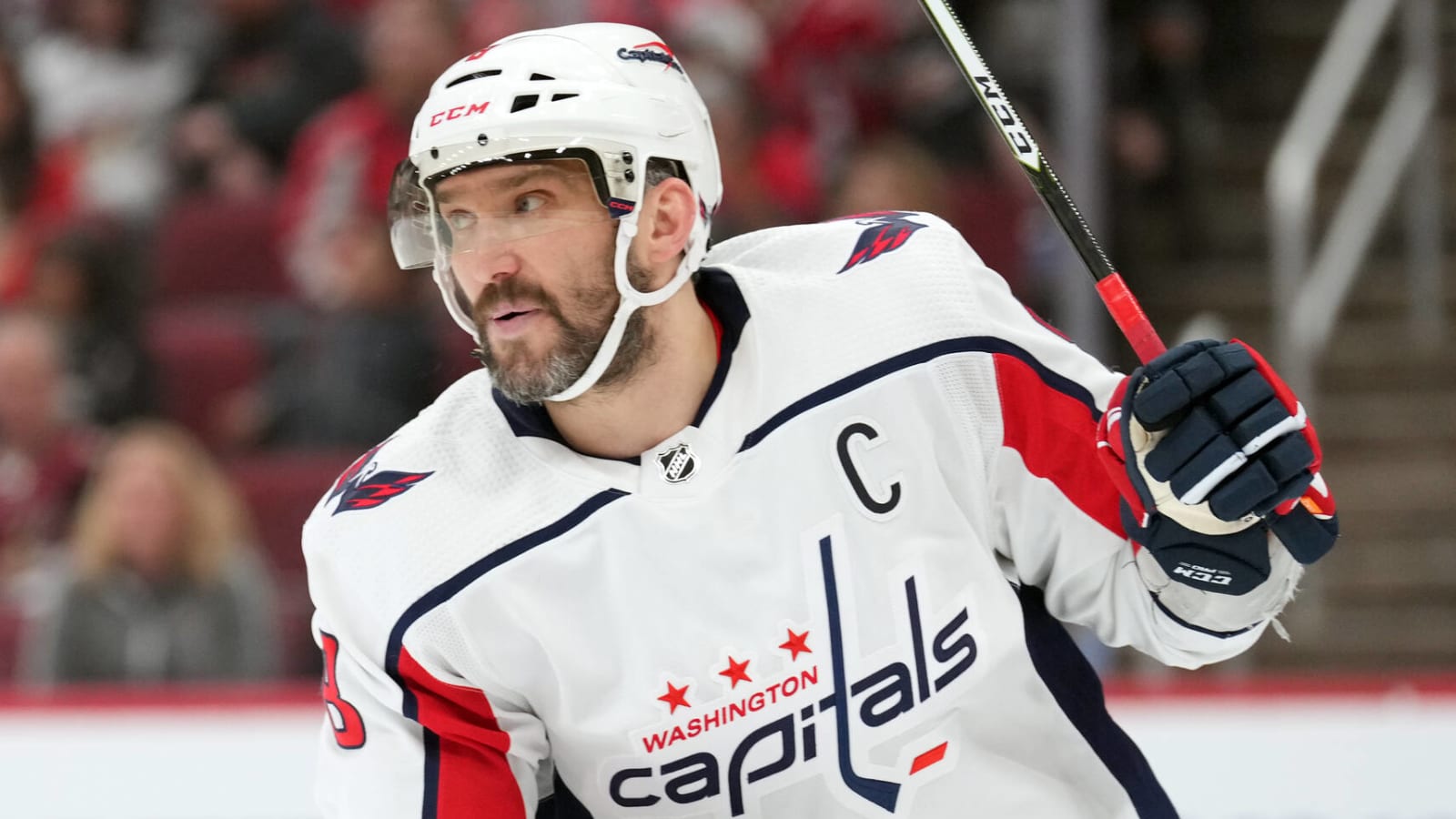 Alex Ovechkin leaves game with upper-body injury