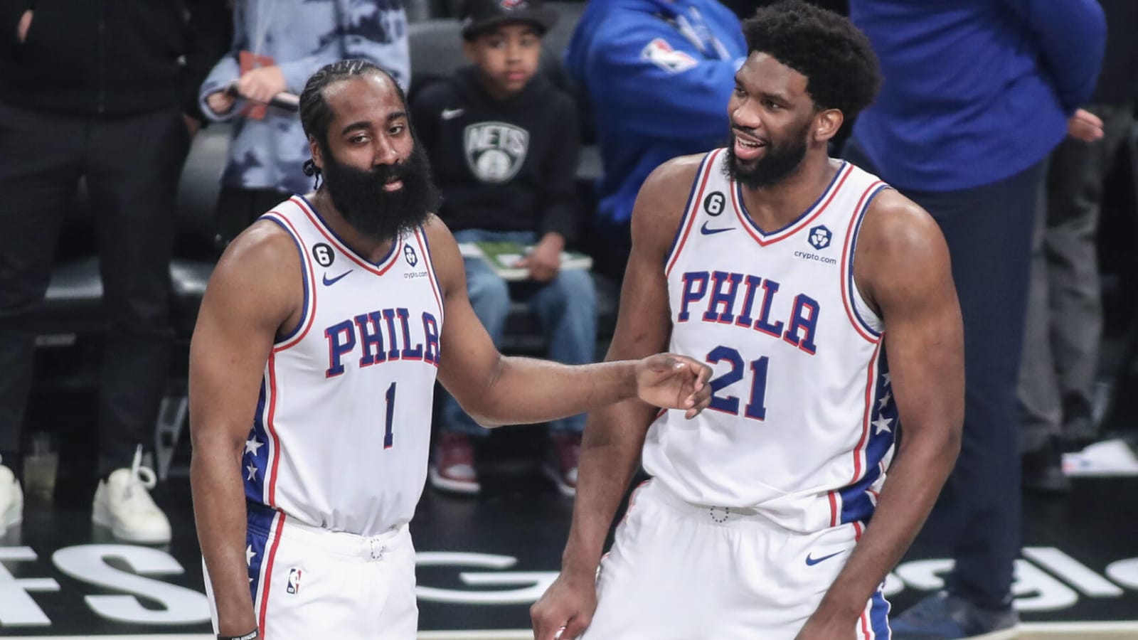 Joel Embiid addresses James Harden's trade request