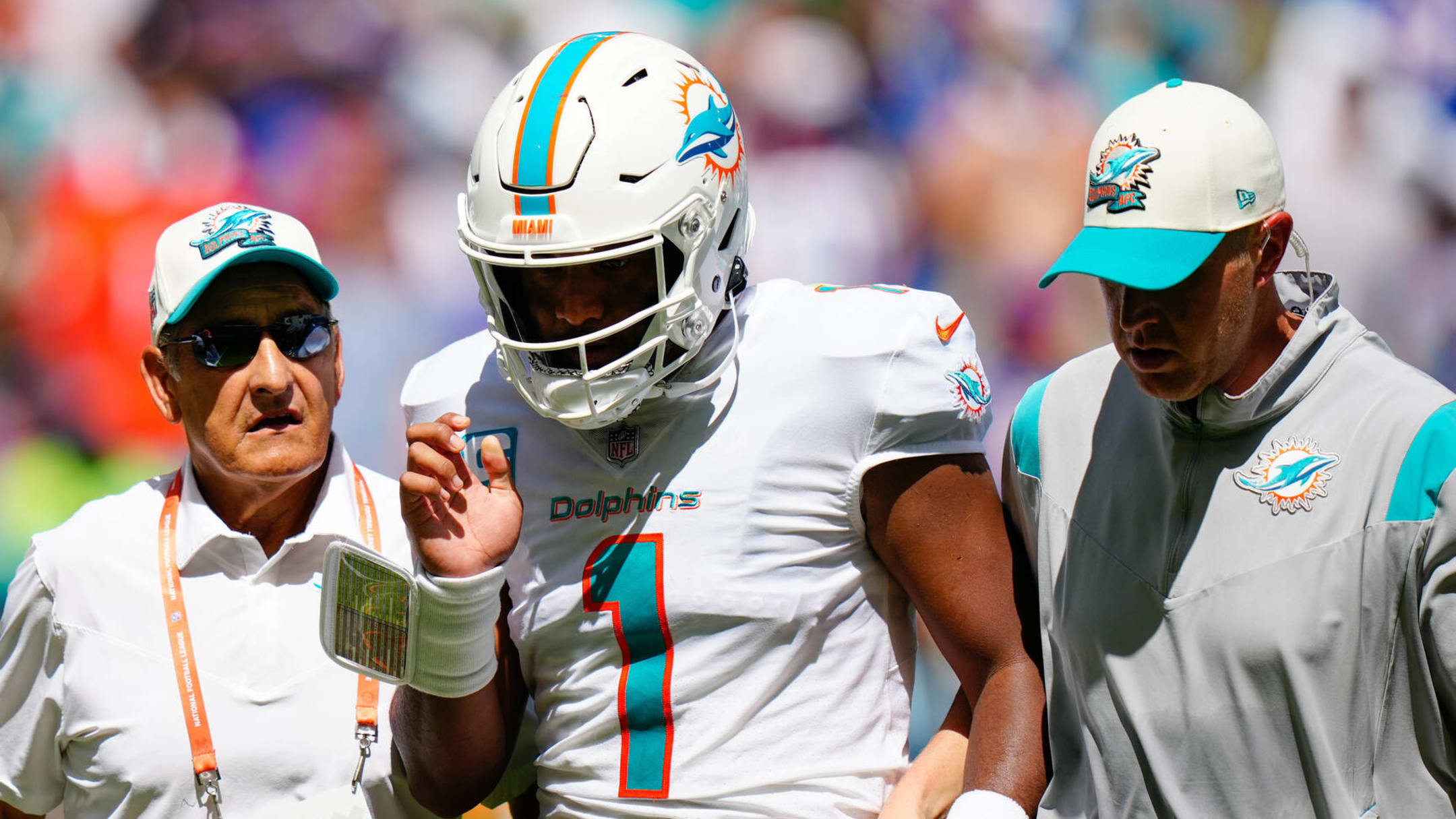 Another Dolphins Quarterback Exits With a Head Injury - The New