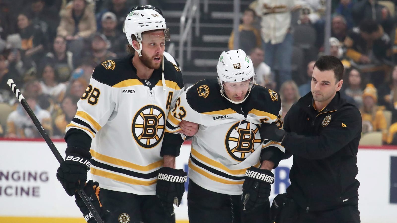 Bruins’ Brad Marchand week-to-week with upper-body injury