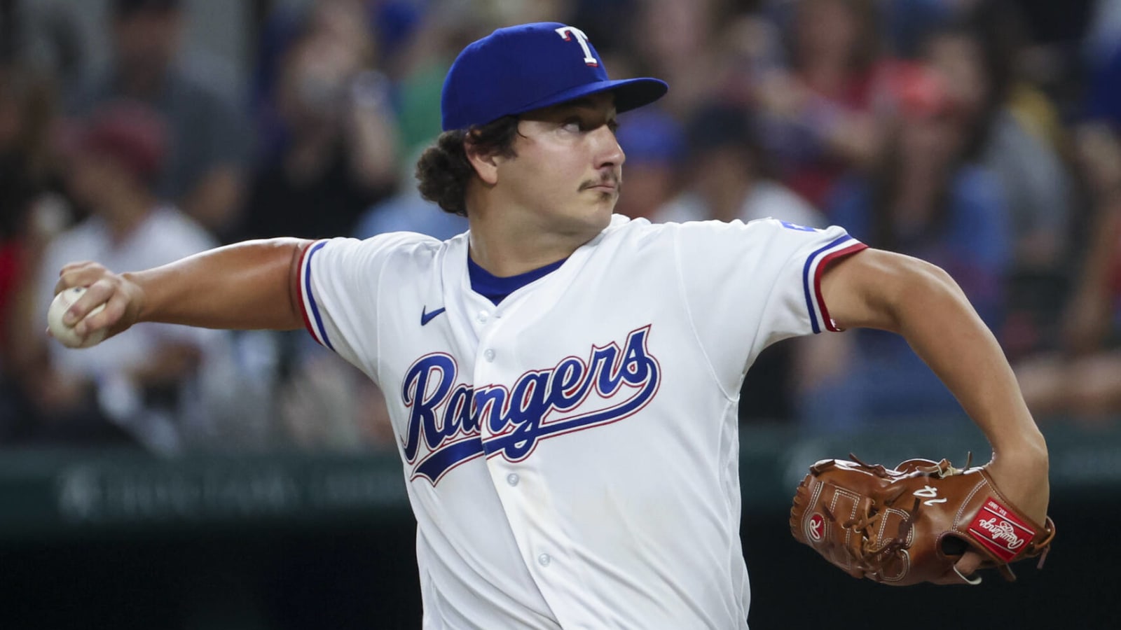 Rangers option top pitching prospect to Double-A