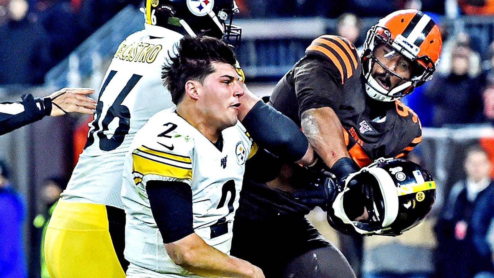 Myles garrett signed helmet clearance