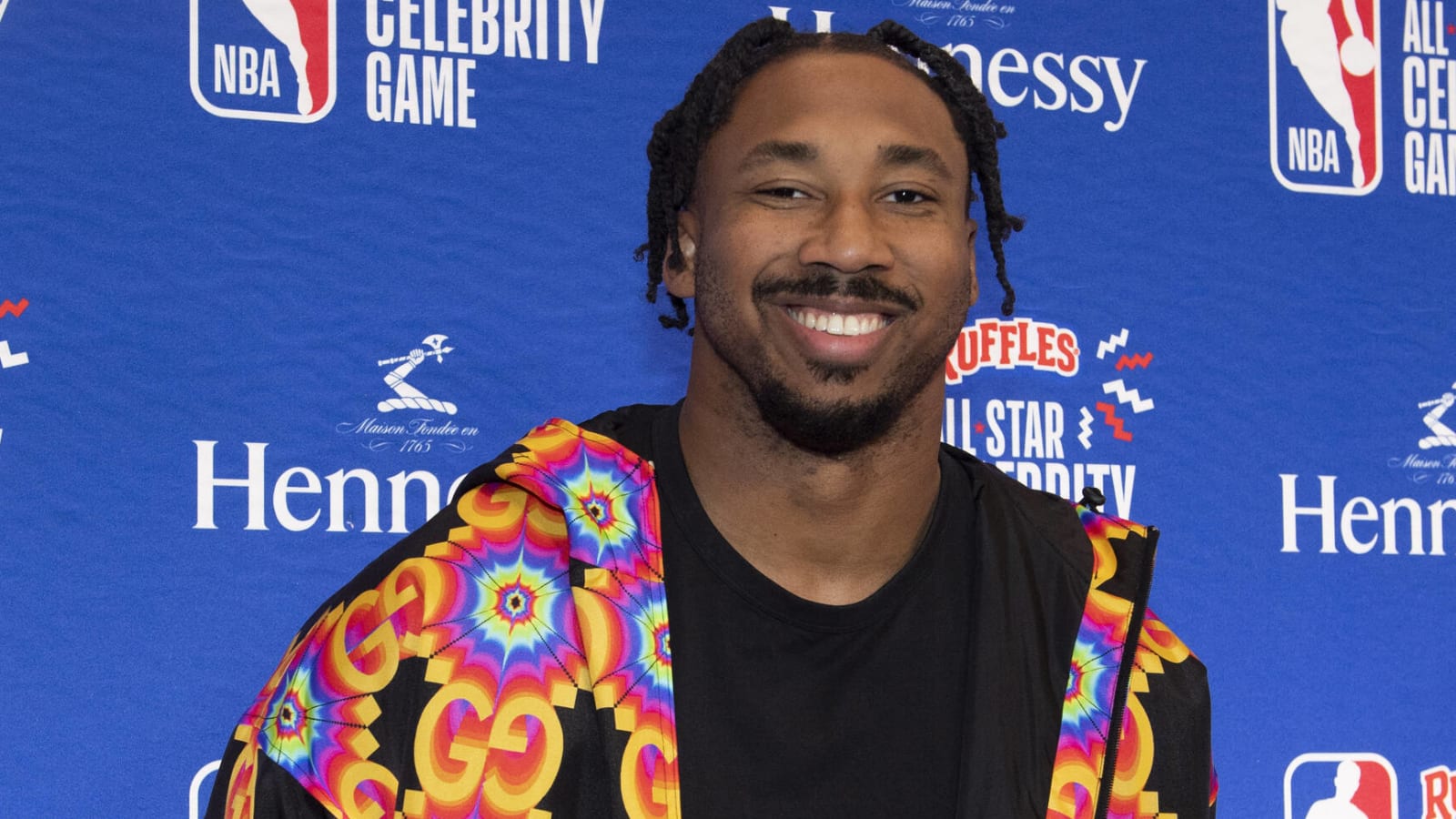 Myles Garrett blocks Quavo's shot in Celebrity Game