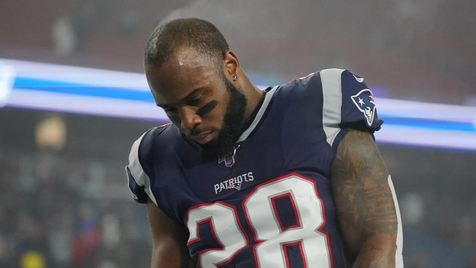Patriots' James White inactive after father dies in car crash