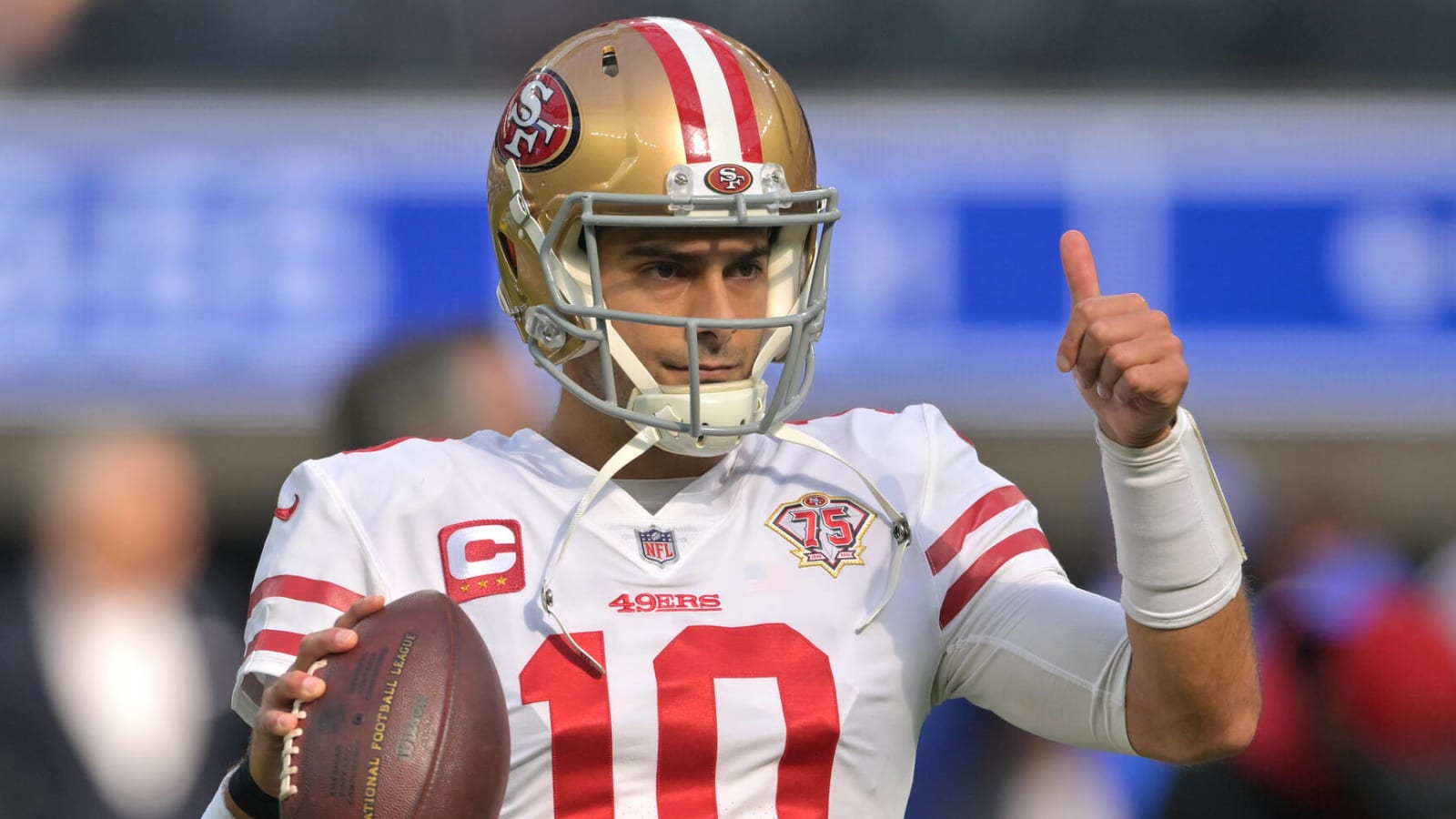 Garoppolo 'remains on schedule' in recovery