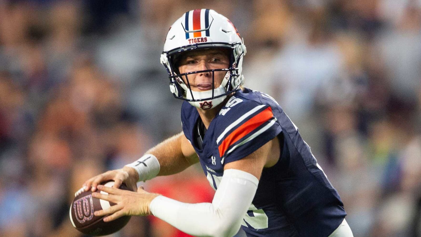 Watch: Arkansas, Auburn trade interceptions in first half
