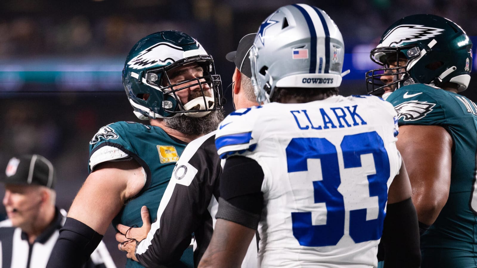 Jason Kelce explains what happened in video with Cowboys LB