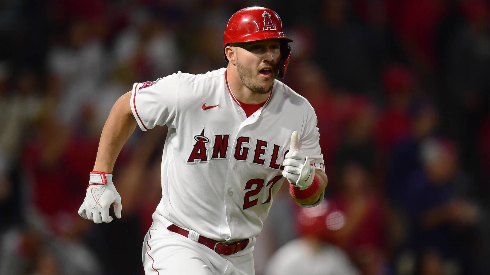 Mike Trout's surprise triple nearly made MLB history