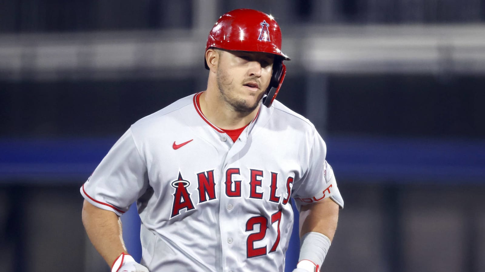 Mike Trout hit a home run into an elementary school