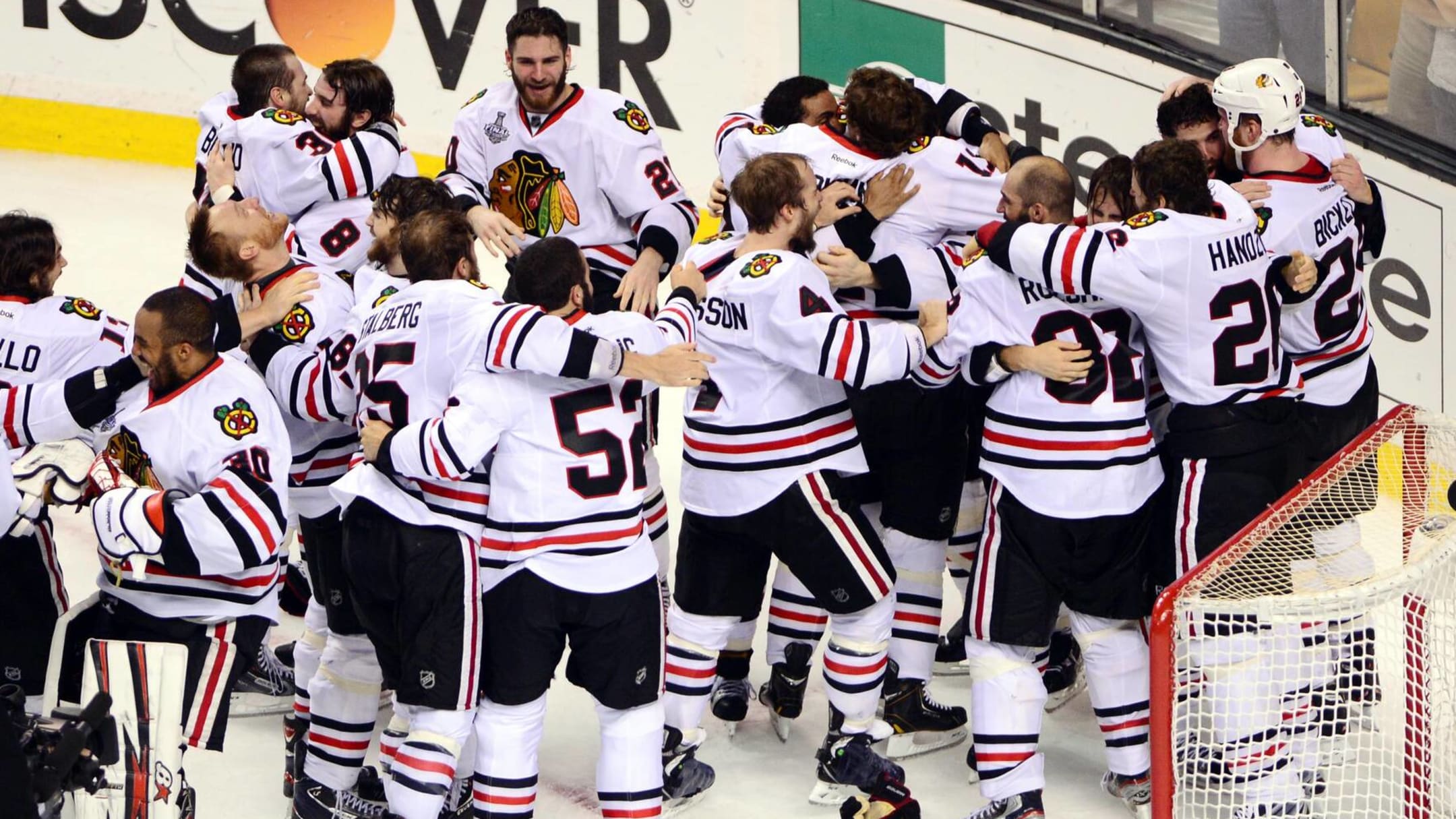 Blackhawks celebrate St. Patrick's Day