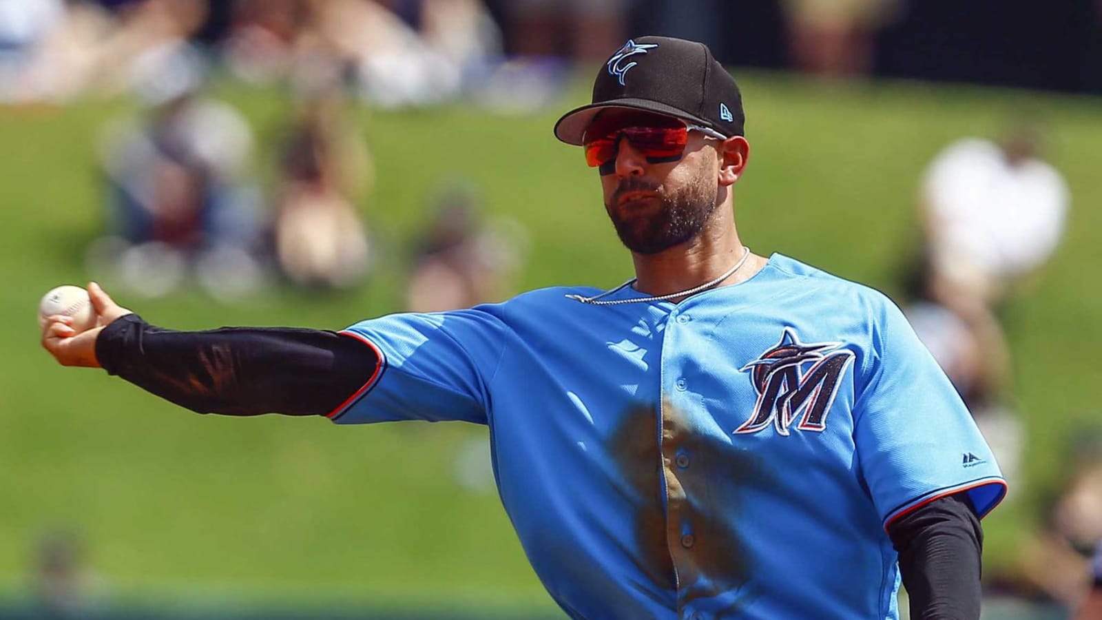 Marlins designate Deven Marrero, select Luis Marte