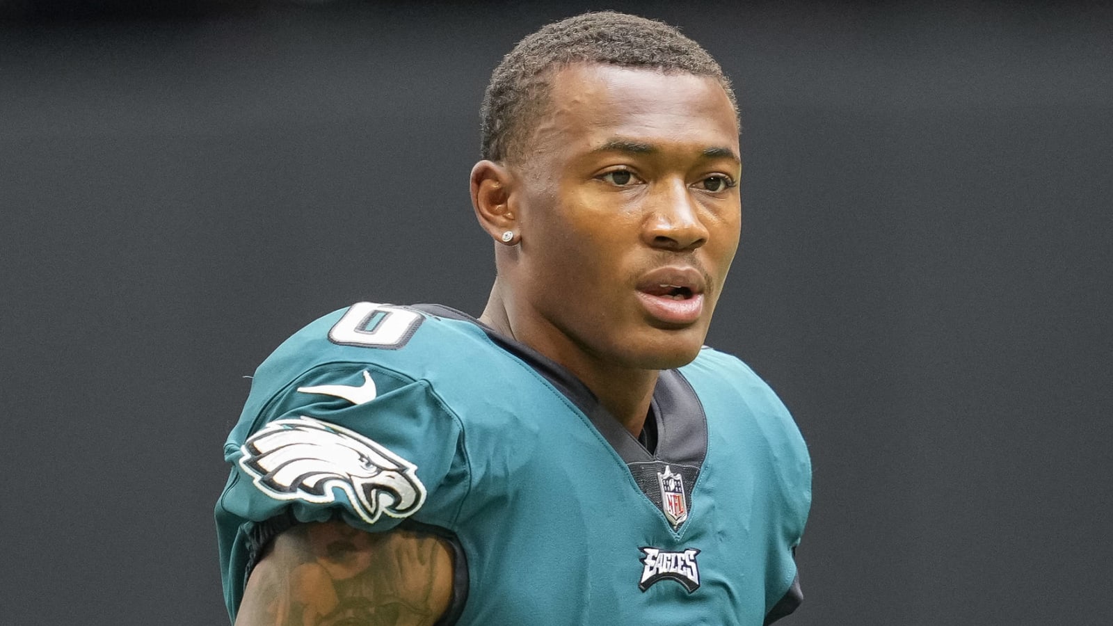 Eagles' DeVonta Smith livid at end of loss to Giants