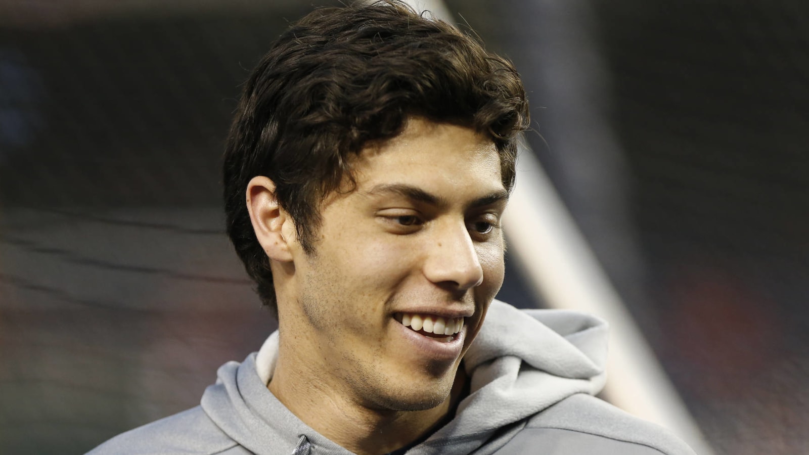 Christian Yelich has emotional reaction after signing long-term contract