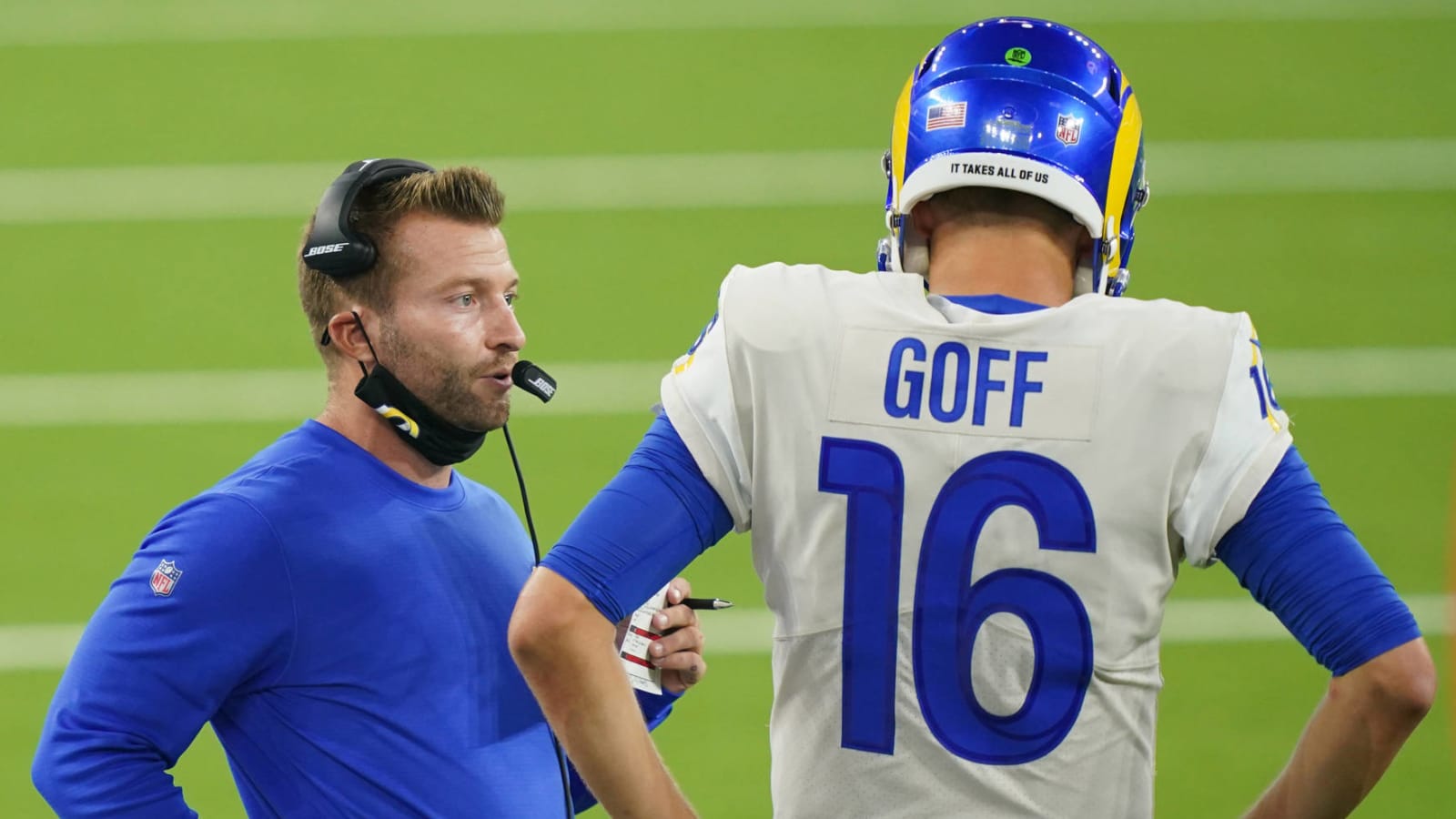 Sean McVay takes some blame for Jared Goff's decline