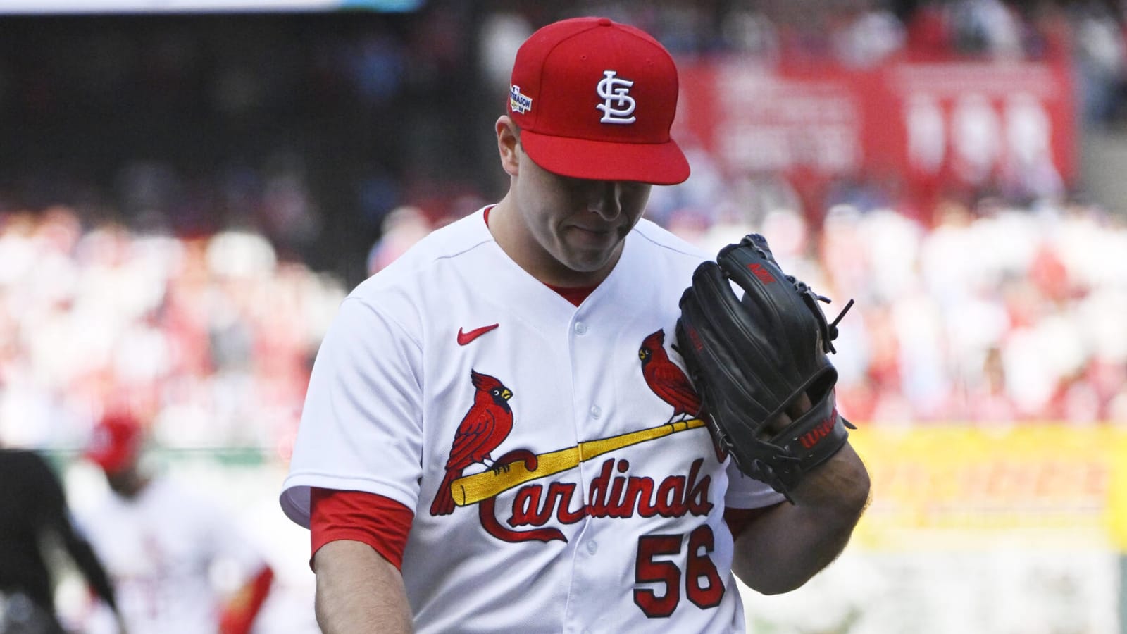 Cardinals' Ryan Helsley dealt with numb middle finger during 9th inning meltdown