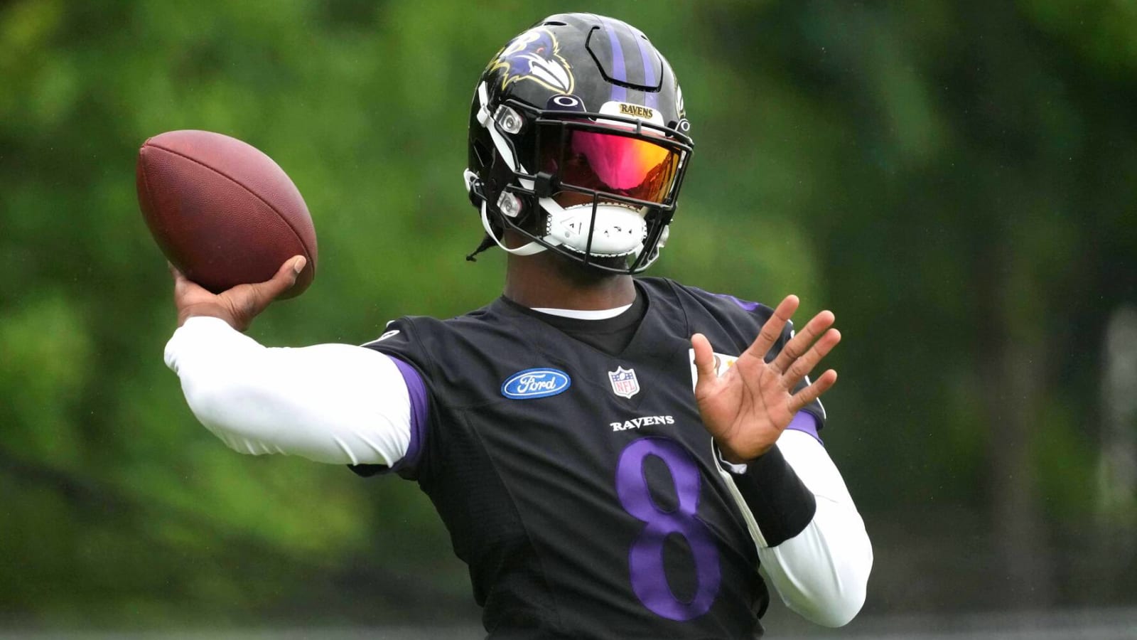 Lamar Jackson Baltimore Ravens Majestic Threads Player Name