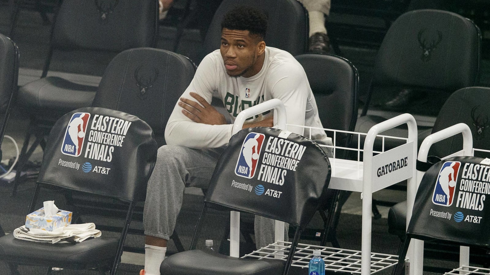 Giannis upgraded to questionable for Game 1 of NBA Finals