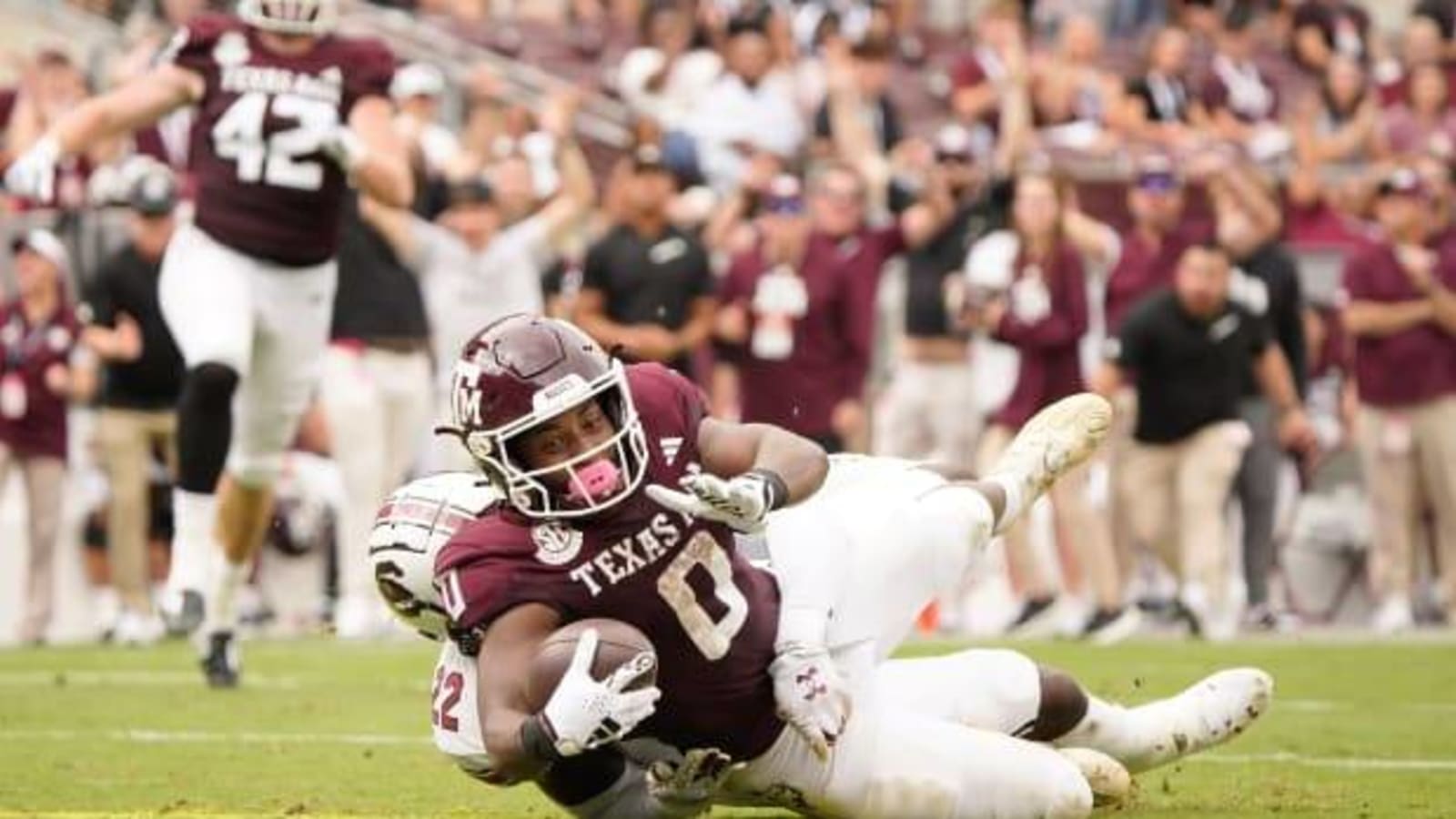 Aggies WR Ainias Smith Makes History In Win Over South Carolina