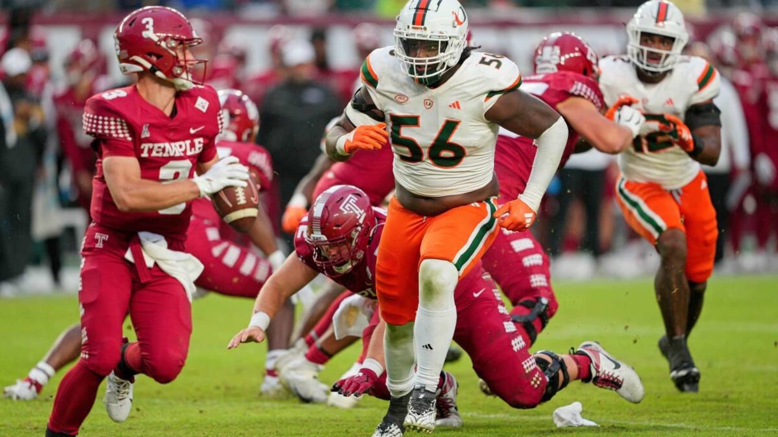 Miami DL Prospect Taylor Talks Pierce, Raiders
