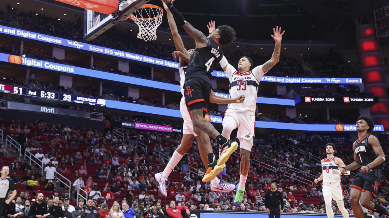 Jalen Green Continues His Impressive Play in Rockets&#39; Victory against Wizards